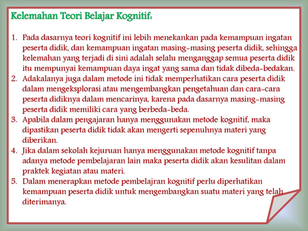 Teori Belajar Sosial Kognitif ppt download